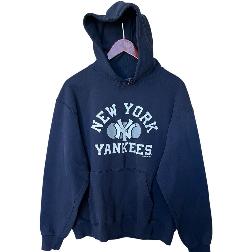 Champion New York Yankees Hoodie Sweatshirt Adult Large Blue MLB Baseball